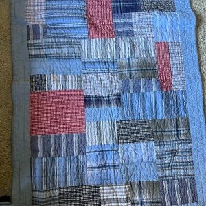 Pottery Barn Kids Crib Liner & Patchwork Quilt